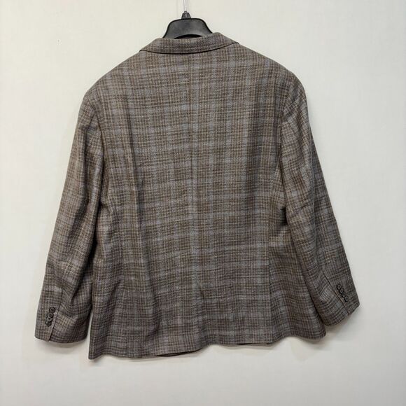 Joseph Abboud Men Ethomas Blazer Jacket Size 48 Reg Wool Silk Linen C055 -25 - Picture 12 of 16